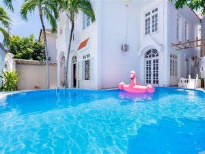 Villa 1F Lạc Long Quân 4pn 8bed 4wc