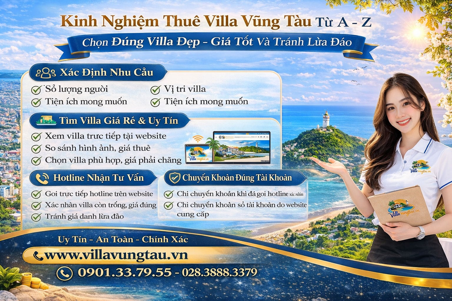 Kinh nghiệm thuê villa Vũng Tàu từ A-Z