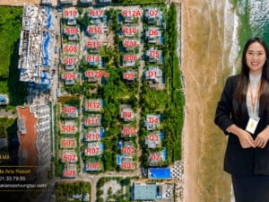 Mặt bằng thực tế khu villa Aria Resort