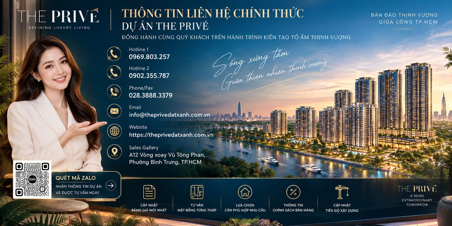 Đăng ký nhận layout và giỏ hàng căn 2PN The Privé
